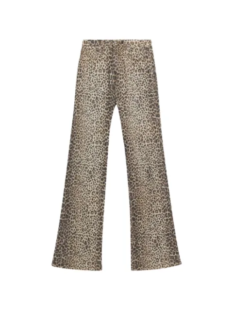 R13 Jane Jean cheetah-print jeans Neutrals R13W7020D477A