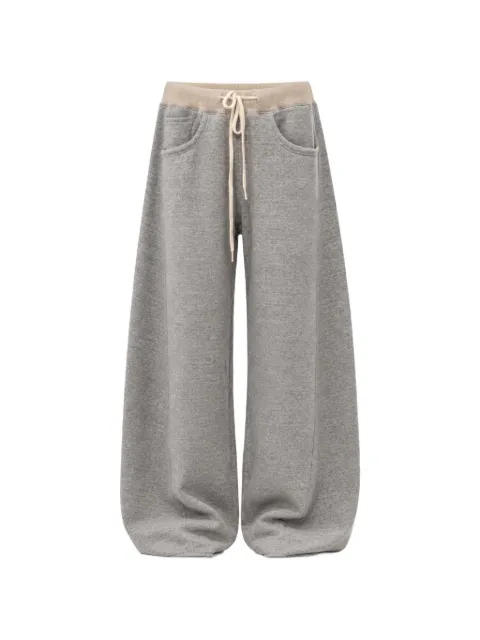 R13 darted barrel-leg track pants Grey R13WK359001BH