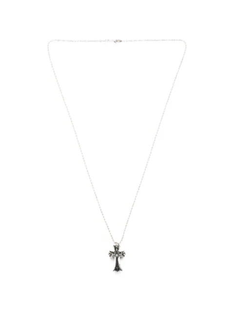 Chrome Hearts cross-pendant necklace Silver CHRM1437