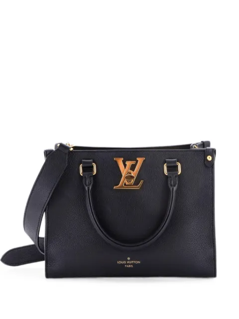 Louis Vuitton Pre-Owned Lock & Go Handbag Leather tote bag Black YVYKT2Q58IYRAJ9P
