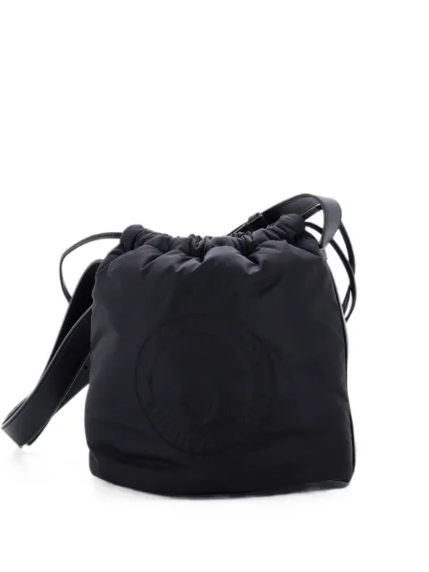 Saint Laurent Pre-Owned Rive Gauche Drawstring Padded Nylon bucket bag Black 9O376KG83Y0DNBHI