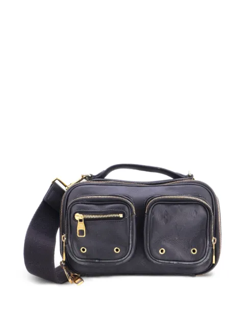 Louis Vuitton Pre-Owned Utility Calfskin with Embossed Monogram Detail crossbody bag Black GJ3ZNDVATFW3N9K9