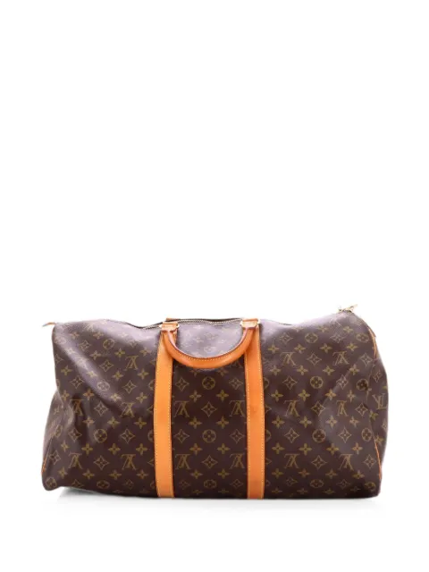 Louis Vuitton Pre-Owned Keepall Bag Monogram Canvas 45 satchel Brown V4X214B3OE8UJHOQ