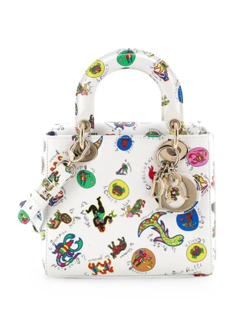 Christian Dior Pre-Owned My ABCDior Lady Dior Bag Printed Leather Small satchel Multicolour 5T7ZKI0I8S1VTQJ9