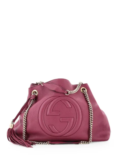 Gucci Pre-Owned Soho Chain Strap Leather Medium shoulder bag Pink FEVDRVAJOCMIDQYF