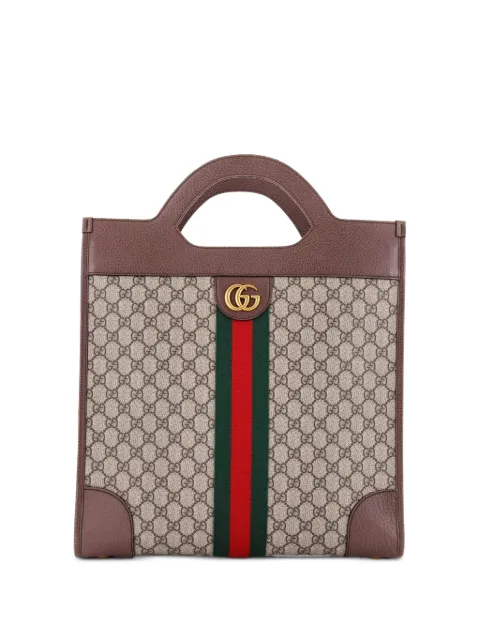 Gucci Pre-Owned Ophidia Cut Out Handle GG Coated Canvas Medium tote bag Brown 5NFW35AHV8F7BBP2