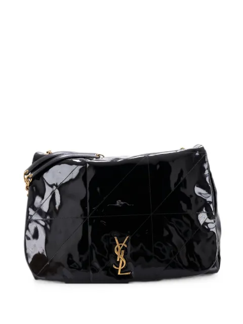 Saint Laurent Pre-Owned Jamie 4.3 Quilted Patent Large shoulder bag Black 23J1WUE7EKCCHGHT