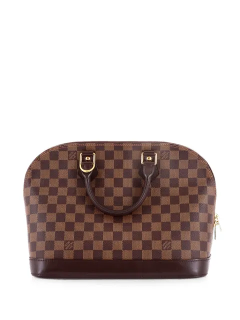 Louis Vuitton Pre-Owned Alma Handbag Damier PM satchel Brown 0270UIJM6MNDP6QS