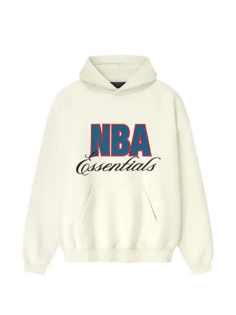 FEAR OF GOD ESSENTIALS logo-print cotton hoodie White 192NB256702F