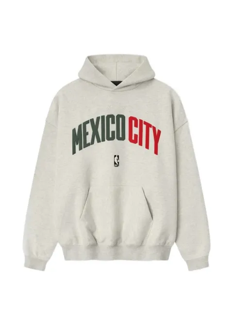 FEAR OF GOD ESSENTIALS Essentials logo-print hoodie Grey 192MX256706F