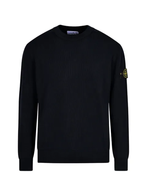 Stone Island Compass-patch sweater Blue L2S155100063S00FA
