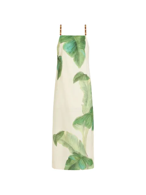 Marie Oliver Oriya midi dress Neutrals 2Y24245