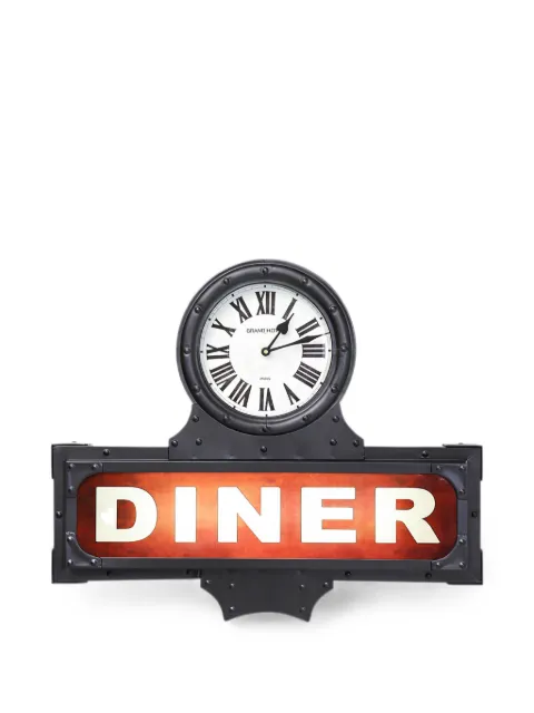 Kare Design light-detail wall clock Black 16737530