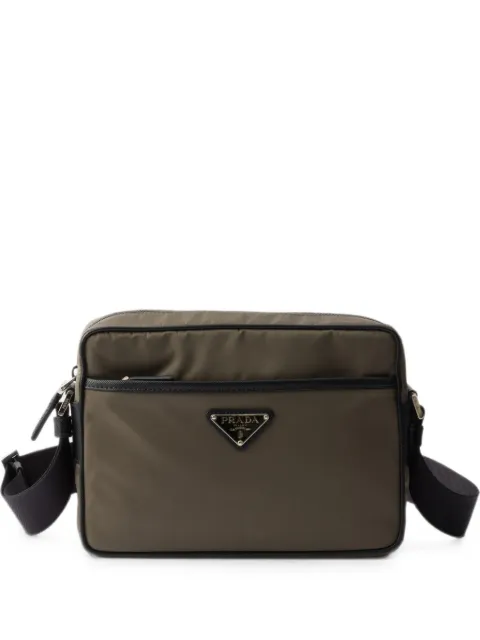 Prada Re-Nylon and Saffiano shoulder bag Green 2VH048VXOO2DMH