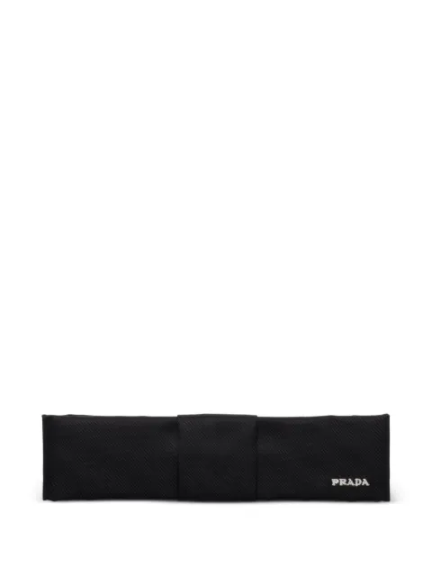 Prada Re-Nylon hair clip Black 1IF3492DMI