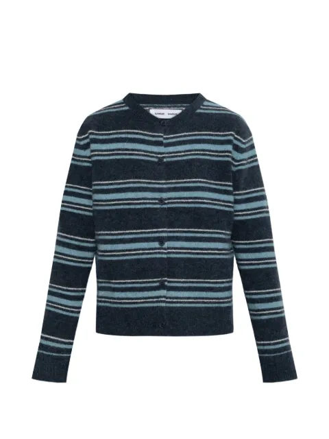 SAMSOE SAMSOE Nor striped cardigan Blue F16422744