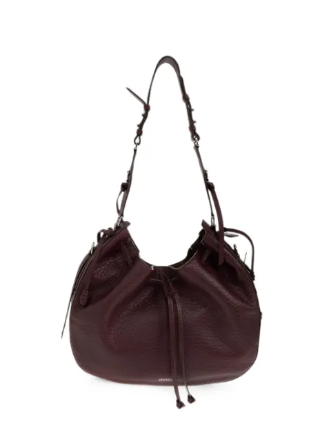 ISABEL MARANT Bolton Hobo pebbled leather shoulder bag Red PP0407FAC4C05M