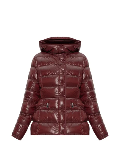 Moncler logo-patch padded jacket Red L20931A00143597Z8
