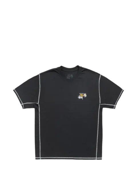 Stüssy logo-print cotton T-shirt Grey STUS484