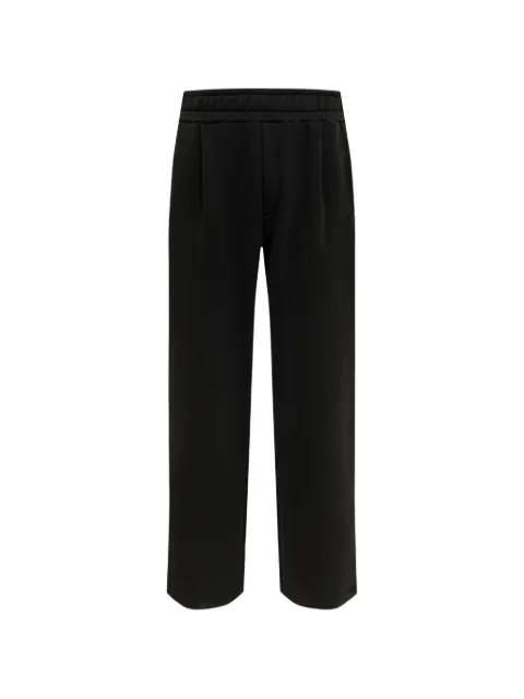 Laneus loose-fit pleated track pants Black F6LAMAFP230