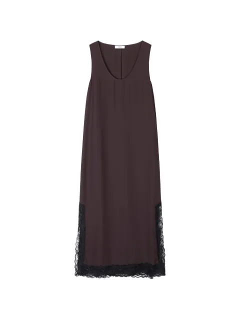 Stylein Malea lace-trim sleeveless maxi dress Brown MALEA
