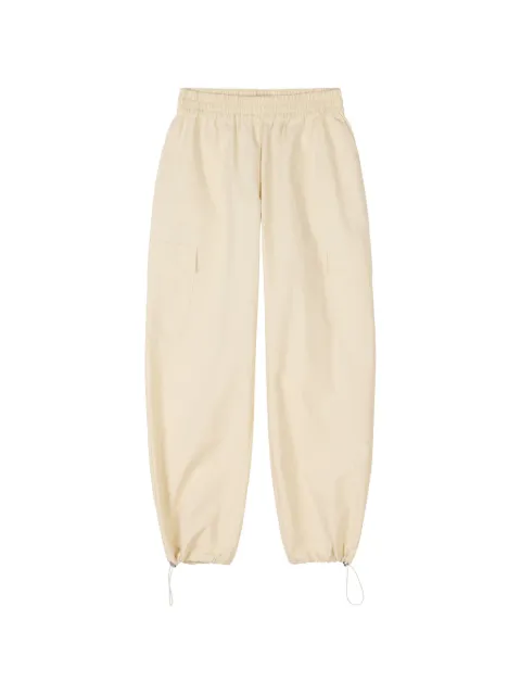Stylein Shea drawstring-cuff elasticated cargo pants Neutrals SHEA