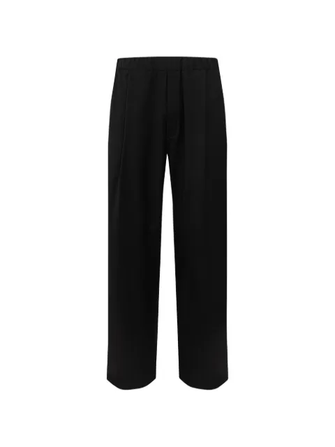 Laneus tapered-fit wool trousers Black F6LAMAPA105