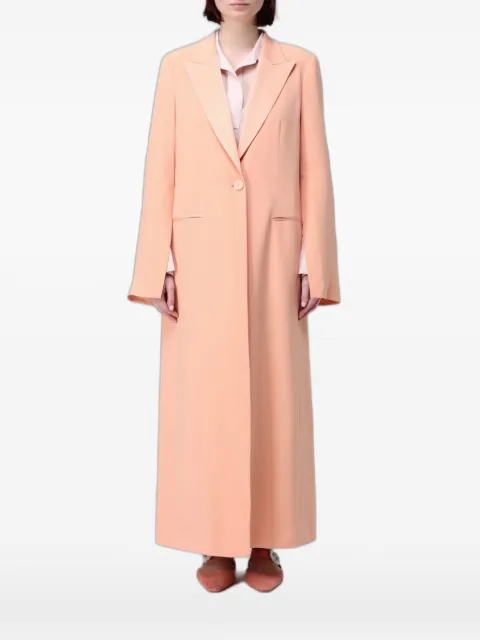 TWINSET single-breasted slit-sleeve coat Pink 261TP2422