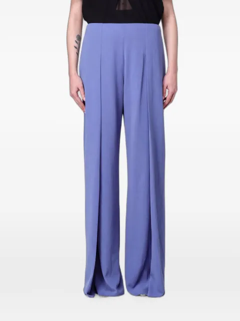 Emporio Armani crêpe-texture palazzo pants Blue EW003335AF12516