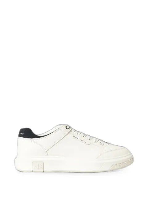 Emporio Armani logo-print lace-up sneakers White XM001722AF17540