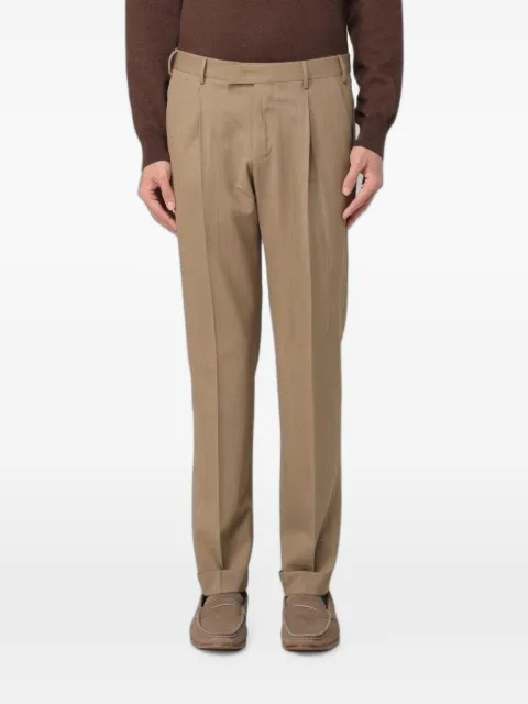 PT Torino pleated tailored trousers Neutrals COASMAZA0CL1PO36