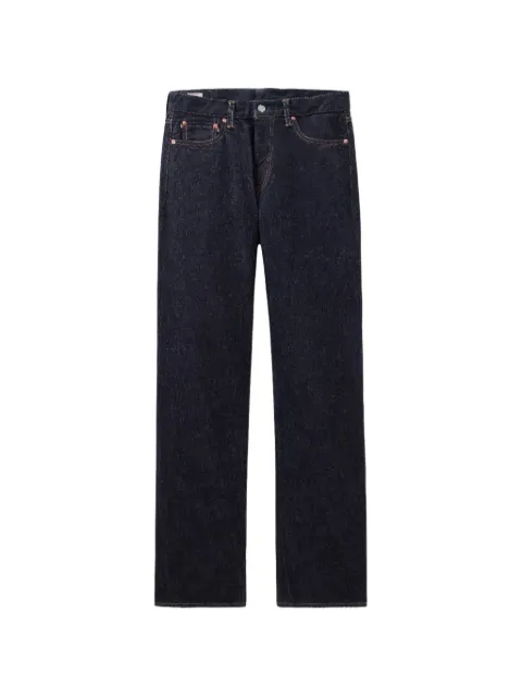 Momotaro signature stripe-detail five-pocket jeans Blue MMJB0101