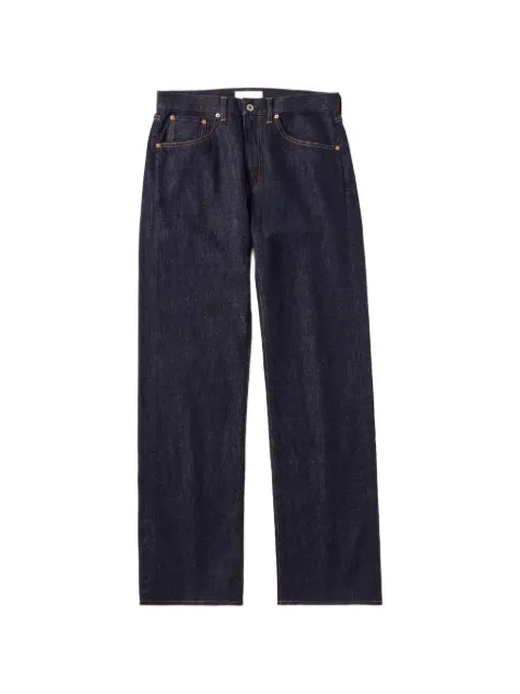 Japan Blue Jeans logo-patch wide-leg jeans Blue JMJE1300