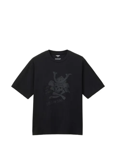 Momotaro skull-print T-shirt Black MMTS6025