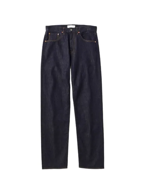 Japan Blue Jeans logo-patch straight-leg jeans Blue JMJE1100