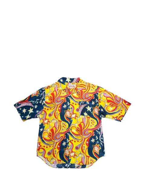Marni No Vacancy Inn short-sleeve shirt Yellow CUMU027350UTC259GPB56