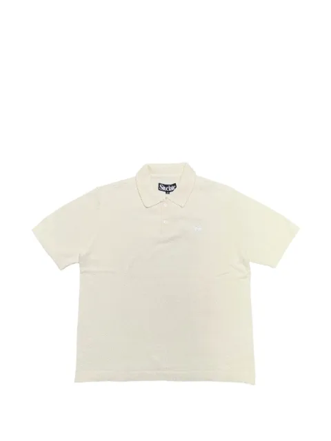 Sinclair straight-hem polo shirt Neutrals SBPSSTSN