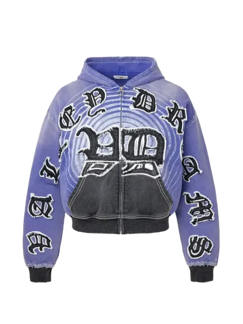 Vale Hypnotiq zip-up hoodie Purple VAL255
