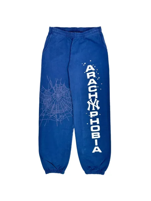 SP5DER Arach NY Phobia track pants Blue SP5DER443