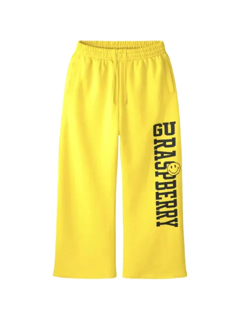 GV Gallery Greedy Unit F & F logo-print track pants Yellow GV043