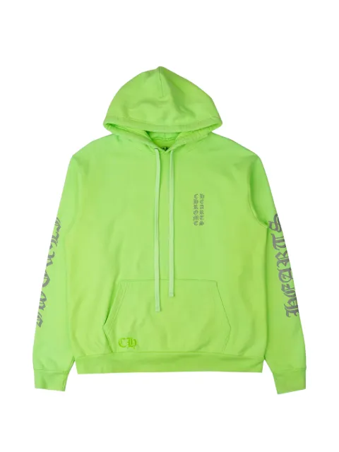 Chrome Hearts Miami logo-print hoodie Green CHRM1430