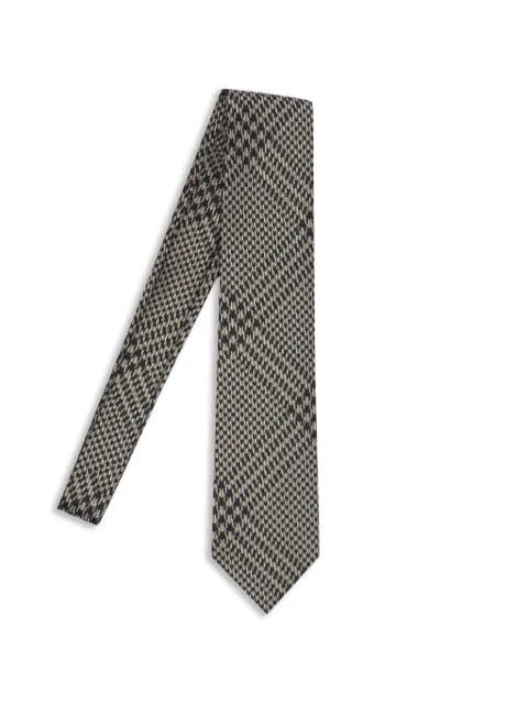 TOM FORD check silk tie Black STE001S0365GAY
