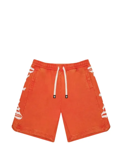 GODSPEED Courtside logo-print shorts Orange GS364