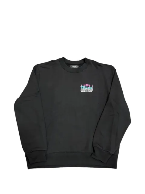 AMIRI logo-print sweatshirt Black AMDDCSB
