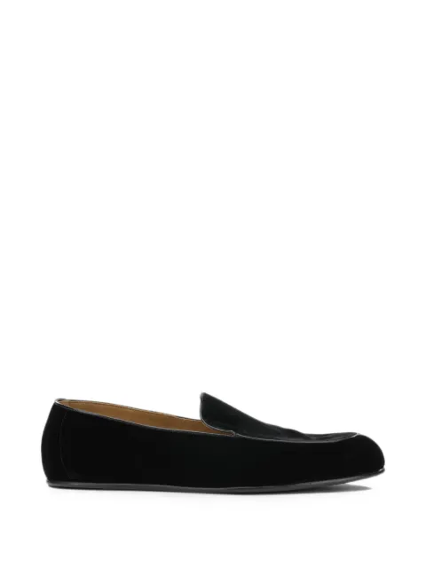 TOM FORD velvet piping loafers Black J1658TVE009NNAA