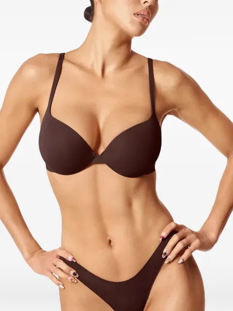God Save Queens moulded-cup underwired bras Brown GSQ139111