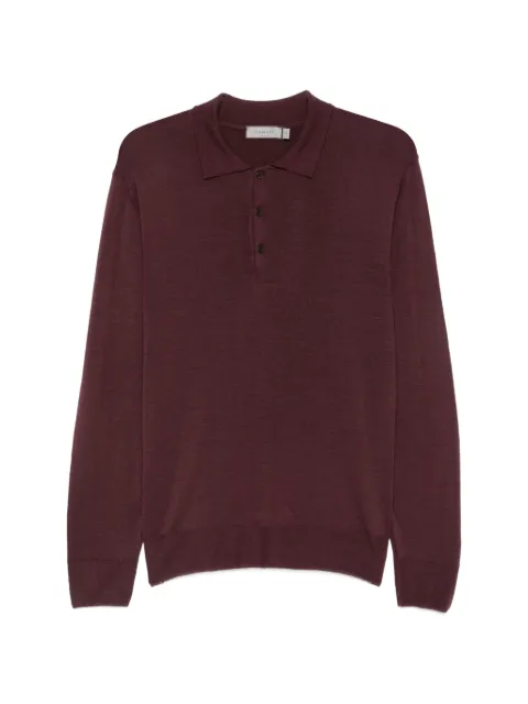 Canali wool polo shirt Red C0017MK01149