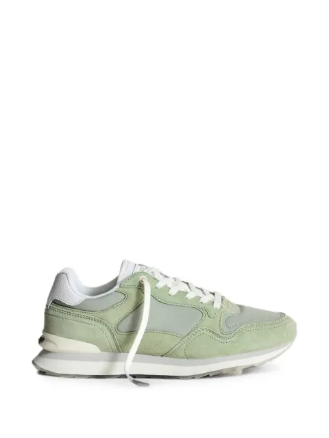 Hoff panelled lace-up sneakers Green 12502004