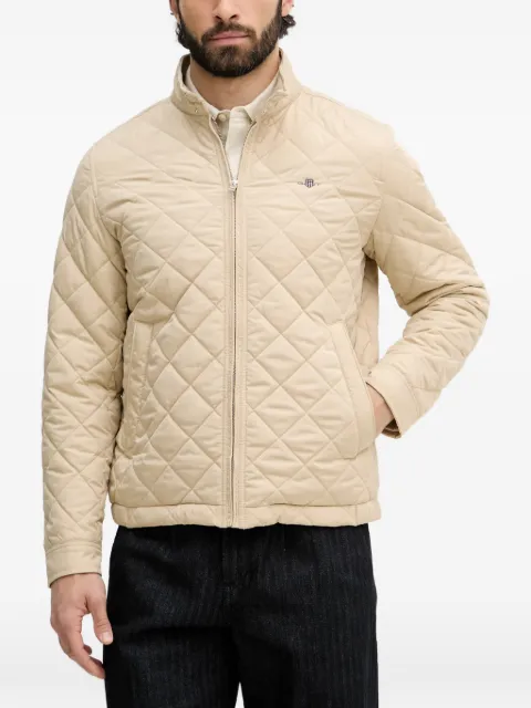 Gant quilted zip-up jacket Neutrals 7006340