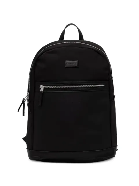 Gant logo-patch zip-around backpack Black 9970238